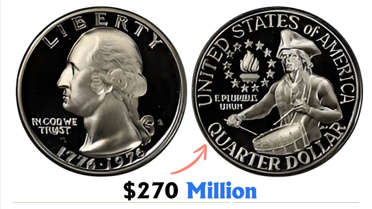 8 Rare Bicentennial Quarter Coins